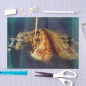 N C Wyth Western's 絵画 "ムースコール" 薄葉紙 (クラフト)