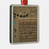 N.Ford 1799年、ニューハンプシャーによるサンプラー メタルオーナメント (右)