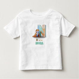 N is for Nora - Personalized Toddler Tee トドラーTシャツ