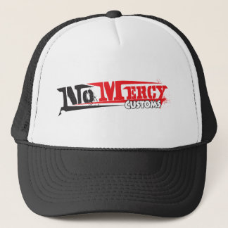 N.M.cの白のロゴ キャップ