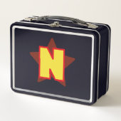 N - Name Letter メタルランチボックス (正面)