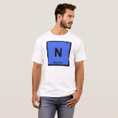 N - Nereidsギリシャ化学周期表の記号 Tシャツ (正面フル)