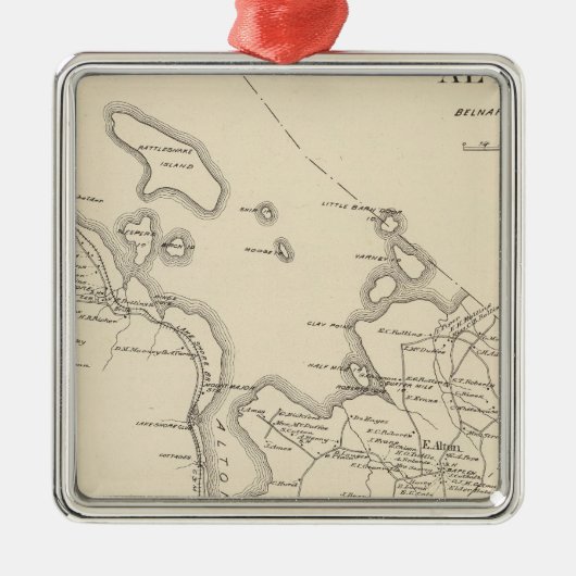 N pt Alton メタルオーナメント (正面)