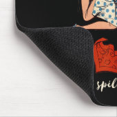 N Up Drinking Shirt Design Don't Sll Drink Resnsib マウスパッド (コーナー)