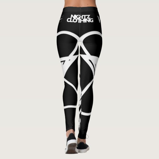 N-VII [BLK/WHT] レギンス (裏面)
