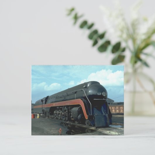 N&W 4-8-4 ポストカード (スタンド正面)