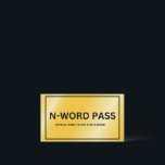 N-Wordパス エンクロージャーカード<br><div class="desc">nワード通過</div>