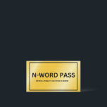 N-Wordパス エンクロージャーカード<br><div class="desc">nワード通過</div>