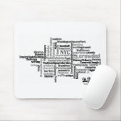 N.Y.Eの一突き単語 マウスパッド (マウス)