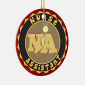 NAクリスマス装飾ナース補助具 セラミックオーナメント (右)