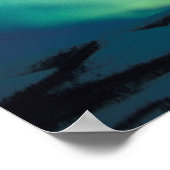 NA,アメリカ,アラスカ,ブルックス山脈,緑のカーテン ポスター (角)