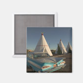 NA，アメリカ，アリゾナ，ホルブルックルート66，ウィガム マグネット (正面/裏面)