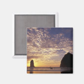 NA,アメリカ,オレゴン,オレゴン州沿岸,カノンビーチ マグネット (正面/裏面)