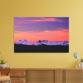 NA,アメリカ,オレゴン,三姉妹の山 キャンバスプリント (インサイチュ (リビング))