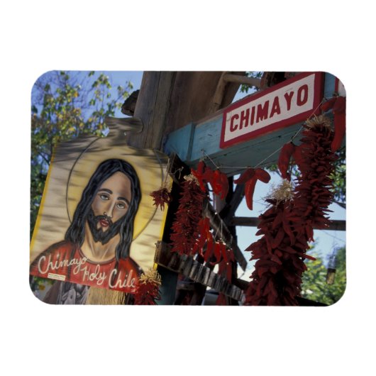 NA，アメリカ，ニューメキシコ，サンタフェ。 マグネット (横)