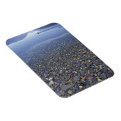 NA，アメリカ，モンタナ，氷河のNP岩の湖 マグネット (右側)