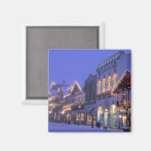 NA，アメリカ，ワシントン，リーヴンワース。メイン通り マグネット (正面/裏面)