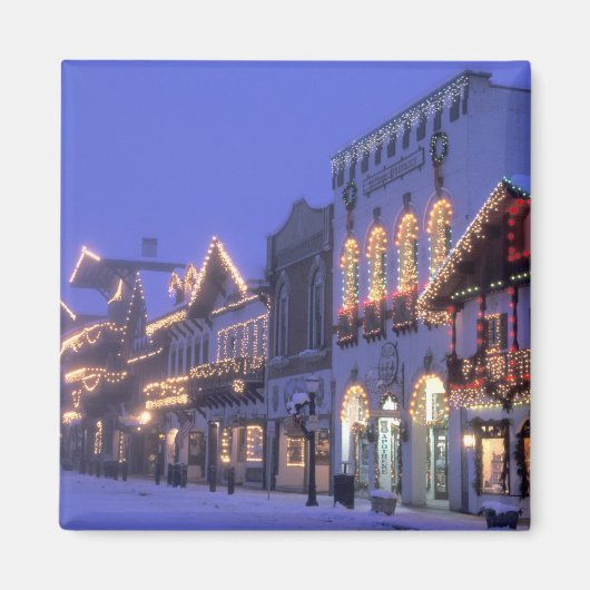 NA，アメリカ，ワシントン，リーヴンワース。メイン通り マグネット (正面)