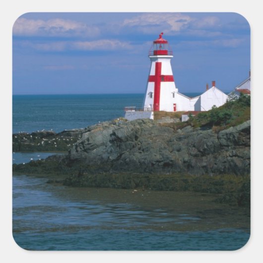 NA、カナダ、ニューブルンスウィック、カンポベロ島。4 スクエアシール (正面)