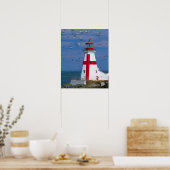 NA、カナダ、ニューブルンスウィック、カンポベロ島。8 ポスター (キッチン)