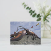 NA、カナダ、ニューブルンズウィック、シェディアク、世界 ポストカード (スタンド正面)