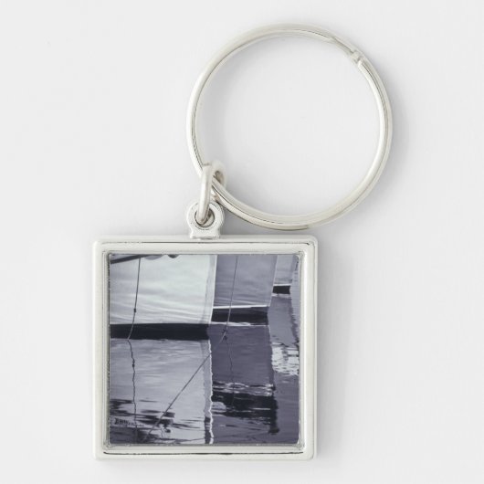 NA、カナダ、ノバスコシア、ディグビー。魚釣り船 キーホルダー (正面)