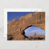 NA、ユタ、アーチス国立公園。ダブルアーチ ポストカード (正面/裏面)