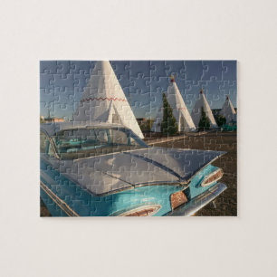 NA、米国、アリゾナのHolbrookのルート66のウィグワム2 ジグソーパズル