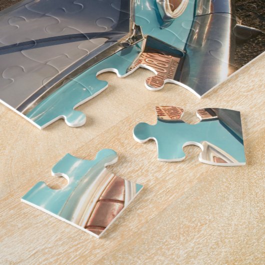 NA、米国、アリゾナのHolbrookのルート66のウィグワム2 ジグソーパズル (側面)