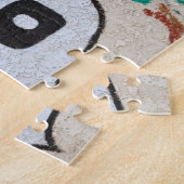 NA、米国、アリゾナのHolbrookのルート66の道路標識 ジグソーパズル (側面)