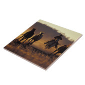 NA、米国、オレゴン、セネカ語、Ponderosa牧場、カウボーイ2 タイル (側面)