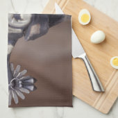 NA、米国、テキサス州、ラボックのカウボーイ・ブーツおよび拍車 キッチンタオル (四つ折り)