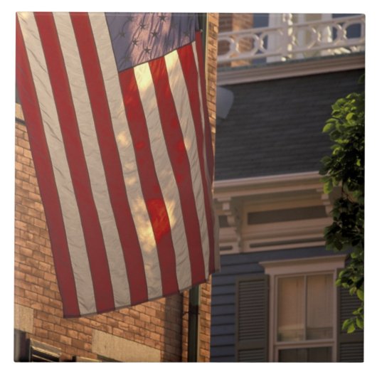 NA、米国、マサチューセッツのNantucketの島、 タイル (正面)