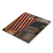 NA、米国、マサチューセッツのNantucketの島、 タイル (側面)