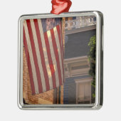 NA、米国、マサチューセッツのNantucketの島、 メタルオーナメント (左)