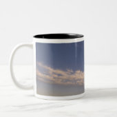 NA、米国、マサチューセッツのNantucketの島、3 ツートーンマグカップ (左)