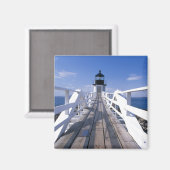 NA、米国、メイン、ポートクレイド。マーシャルポイント2 マグネット (正面/裏面)