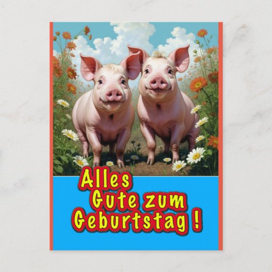 na dann alles Gute ポストカード (正面)
