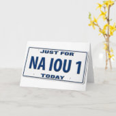 NA IOU 1 カード (黄色い花)