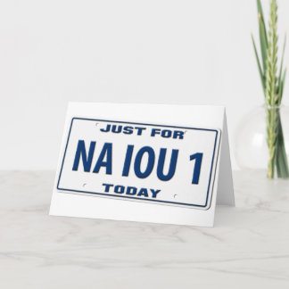 NA IOU 1 カード