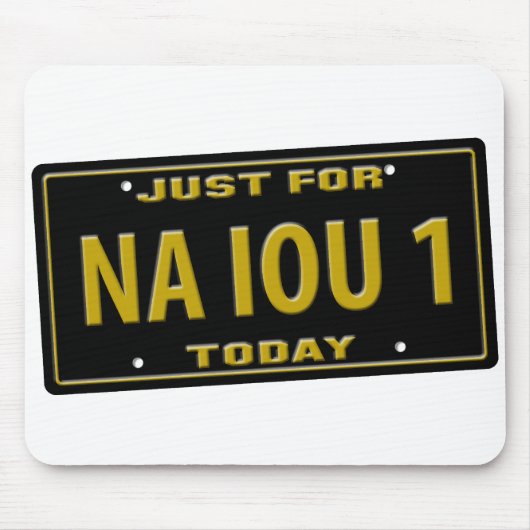 NA IOU 1 マウスパッド (正面)