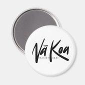 Na Koaマグネット(円) マグネット (正面/裏面)