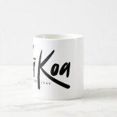 Na Koa Mug （白黒） コーヒーマグカップ (中央)