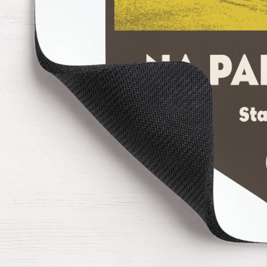 Nā Pali Coast State Park Hawaii マウスパッド (コーナー)