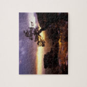 NA、USA、アリゾナ、ツーソン、サンセット、ローン ジグソーパズル (縦)