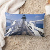 NA、USA、メイン、ポートクライド。 マーシャルポイント2 ランバークッション (ブランケット)