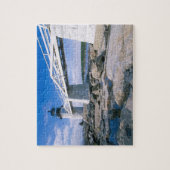 NA、USA、メイン、ポートクライド。 マーシャル岬 ジグソーパズル (縦)