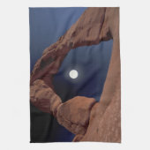 NA、USA、ユタ、アーチェス国立公園繊細な キッチンタオル (縦)