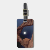 NA、USA、ユタ、アーチェス国立公園繊細な ラゲッジタグ (正面縦)