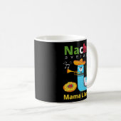 NAACHO AVERAGE MAMA LLAMA cinco de mayoギフト コーヒーマグカップ (正面右)